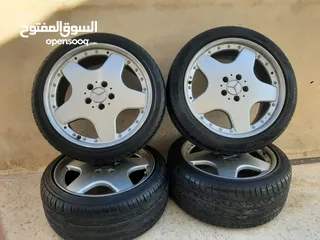  6 جنط مرسيدس بلاطة