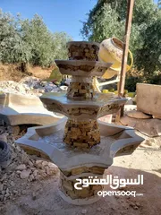  8 نوافير وشلالات مصنعوعه من ألاسمنت والحديد بأسعار و أشكال وأنواع مختلفة تناسب  الجميع  للتواصل واتساب
