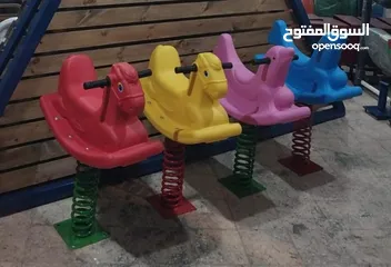  25 مرجيحة حديد جنازير ثنائية مع كرسي طفل   . العاب مزارع وشاليهات مراجيح وسحاسيل متوفرخدمة التوصيل