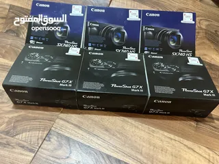  12 Camera canon G7x lll  newكفاله سنه