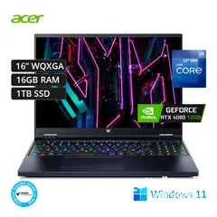  1 Acer Predator Helios 16 /RTX 4080/ i9-13900HX/ 1TB SSD Gaming laptop