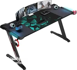  1 New Gaming Table Largest Size 160x60 And Gaming Chair Available With Footrest Good Price