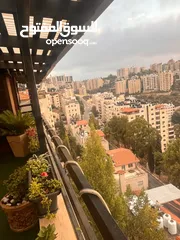  27 روف مفروش حديثا مساحة 400 م طابق 6 تشطيب سوبر ديلوكس حديثا للبيع الطيرة دوار نبيل عمرو دون وسطاء
