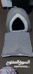  4 بيت قماشي مع الواسادة للقطط