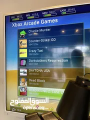  9 أكسبوكس 360 نظيف جدا مهكر مع 250 لعبة و ايدتين جداد فقط