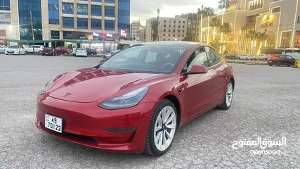  47 Tesla model 3 2022 standard plus/7 جيد / اتوسكور A/ عداد قليل كاش وبالاقساط