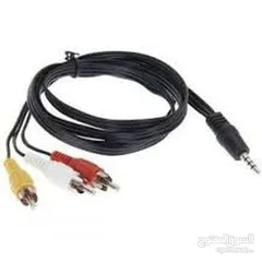  3 وصلات الصوت AUX