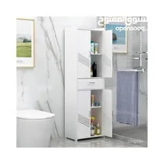 3 دولاب حمام pvc خزانتين ودرج