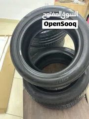  3 تايرات كامري مستعملين سنة ونص بحالة جيدة جداً