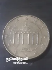  1 عملة 10 سنت يورو الالمانية الغالية 2002 D