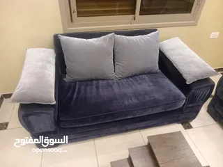  6 طقم ضيوف أمريكي 7 مقاعد تفصيل خشب قراط وسويد وقماش مخمل مقاعد متحركه سحابات وظهر متحرك سهل لغسيل