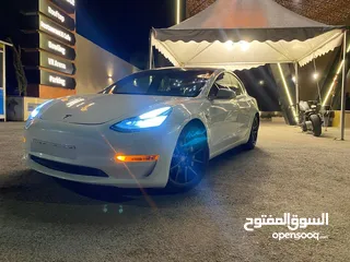  4 تسلا موديل 3 Model 3 Standard Plus 2019 فحص كامل ترخيص جديد سنة كاملة بسعر مميز