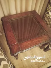  2 طاولات وسط انتيك خشب زان