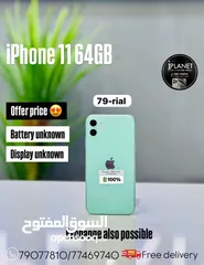  1 iPhone 11-64 GB Amazing Performance Device - Offer Price