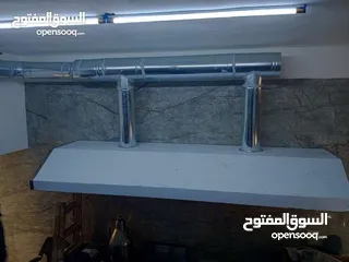  15 دكت ، هودات ، مداخن ، مطاعم ، جميع اعمال الستانلس طبي وغذائي ، رفوف وطاولات ستانلس طبي و غذائي .