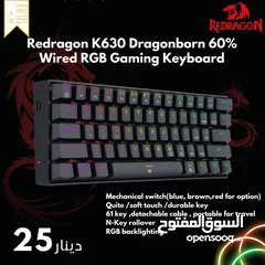  1 Redragon K630 Dragonborn 60% Wired RGB