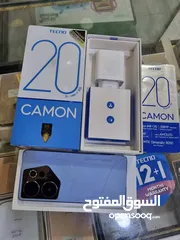  7 مستعمل اخو الجديد بالكرتونة Kamon 20 prp 5G رام 16 جيجا 512 أغراضة والكرتونه الأصلية متوفر توصيل