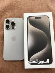  1 IPHONE 15 PRO 128GB Natural Titanium 10 days USED FOR SALE