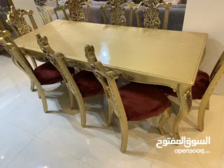  1 طاولة طعام ايراني 8 اشخاص