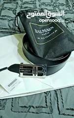  2 original balmain belt genuine leather