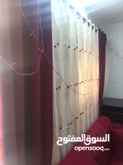  7 بردايه لون خمري قماش ثقيل كامله مع الجسر ولا غلطه بحاله ممتازه عدد واحد فقط