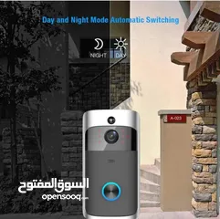  3 جرس الفيديو الاصلي V5 Doorbell  بتقنية WIFI  للرد عن بعد