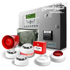  10 ا اجهزه انذار حريق ومعدات اطفاء الحريق ومعدات السلامه العامه