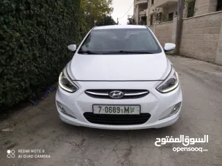  1 اكسنت ديزل/ترخيص 16/اتوماتيك خصوصي/فل الفل بدون فتحه  فحص كراتين