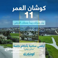  4 ارض سكنية  للبيع طريق المطار بالقرب من فلل جرين لاند بمساحة ( 1801 م ) في ناعور