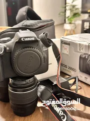  6 Camera Canon EOS 2000D. كاميرا كانون بروفشنال