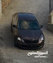  13 سكودا أوكتاڤيا 2019 للبيع لون بني دفع امامي السيارة ماطور 2000 بنزين عداد ديجيتال بصمة شاشة