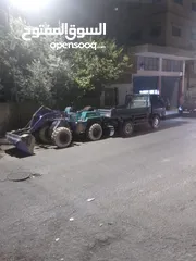  1 جرافه صغيره كبيرة للايجار يومي او شهري