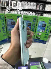  4 Infinix smart 9 (128GB / 4 RAM) انفنكس سمارت 9  128 GB  / 4+4 GB RAM كفالة الوكيل سنة
