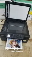  7 طابعة Brother  للصور مع سكانر فقط 150 شيقل !!