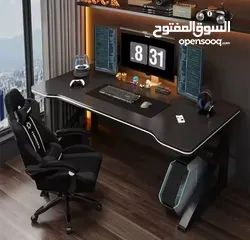  1 للبيع مكتب جيمنج مع رف للشاشه بسعر يناسب الجميع للطلب عبر رقمي الوتس