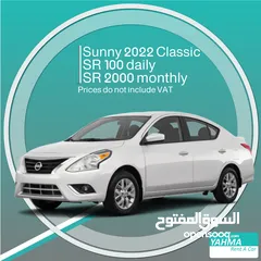  1 Nissan Sunny 2022 classic for rent - Free delivery for monthly rental