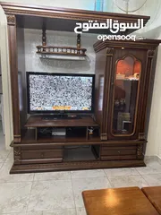  3 بوفيه تلفزيون امريكي مكتبة +تسريحة لغرف النوم (بناتي - ولادي)