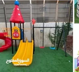  3 العاب خارجية مستورد مراجيح وسحاسيل للمزارع والشاليهات والمدارس