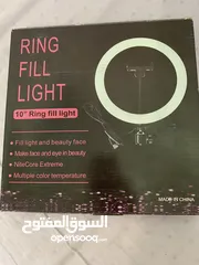  2 رينج لايت ring light للتصوير الاحترافى مع حامل موبايل