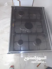  1 غاز 5 عيون مستعمل شغال للبيع
