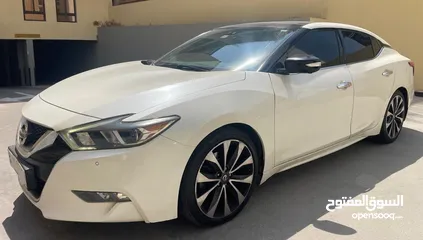  1 نيسان ماكسيما SR فل اوبشن موديل 2016 خليجي من المالك الأول مباشرة  - Nissan Maxima 2016 SR