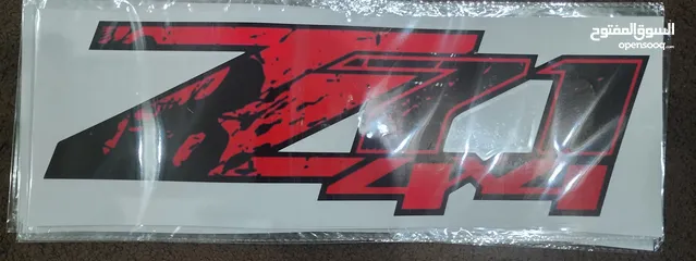  9 stickers for pick up....Z71,,, 4X4,,,,, sport