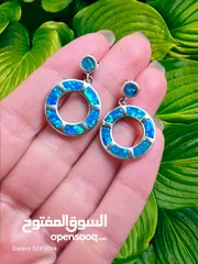  4 فضة عيار 925 انتيكا مع احجار كريمة