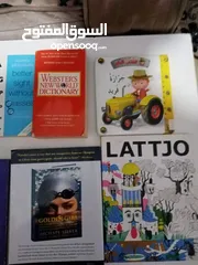  23 كتب وقصص انجليزي وعربي وتعليمي كميه كبيره اي كتاب بدينار