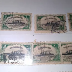  15 طوابع بريدية عثمانيه ومميز