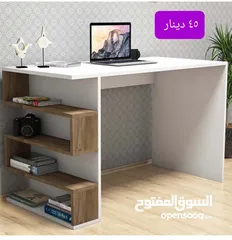  5 طاولات 120سم شامل التوصيل والتركيب مناسب للدراسة والعمل والجيمنج