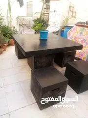  1 أثاث خارجي طاوله