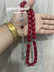  4 مسبحه مسباح العيد وكشخة عيد الاضحى المبارك سبحه فاتوران كوك يسر حرباء عين النمر بكلايت ابانوس انتيك