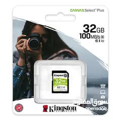  1 كرت ذاكرة لكميرات التصوير SD CARD 32GB