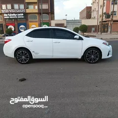  5 كورولا امريكي S لون ابيض بضاعه ادب